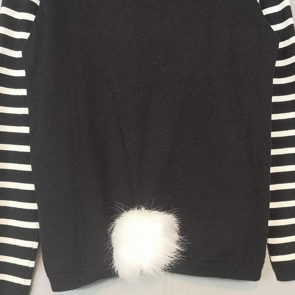 Kate Spade Striped Black Color Blocked Knit Pullover Sweater - NWT - Picture 7 of 8